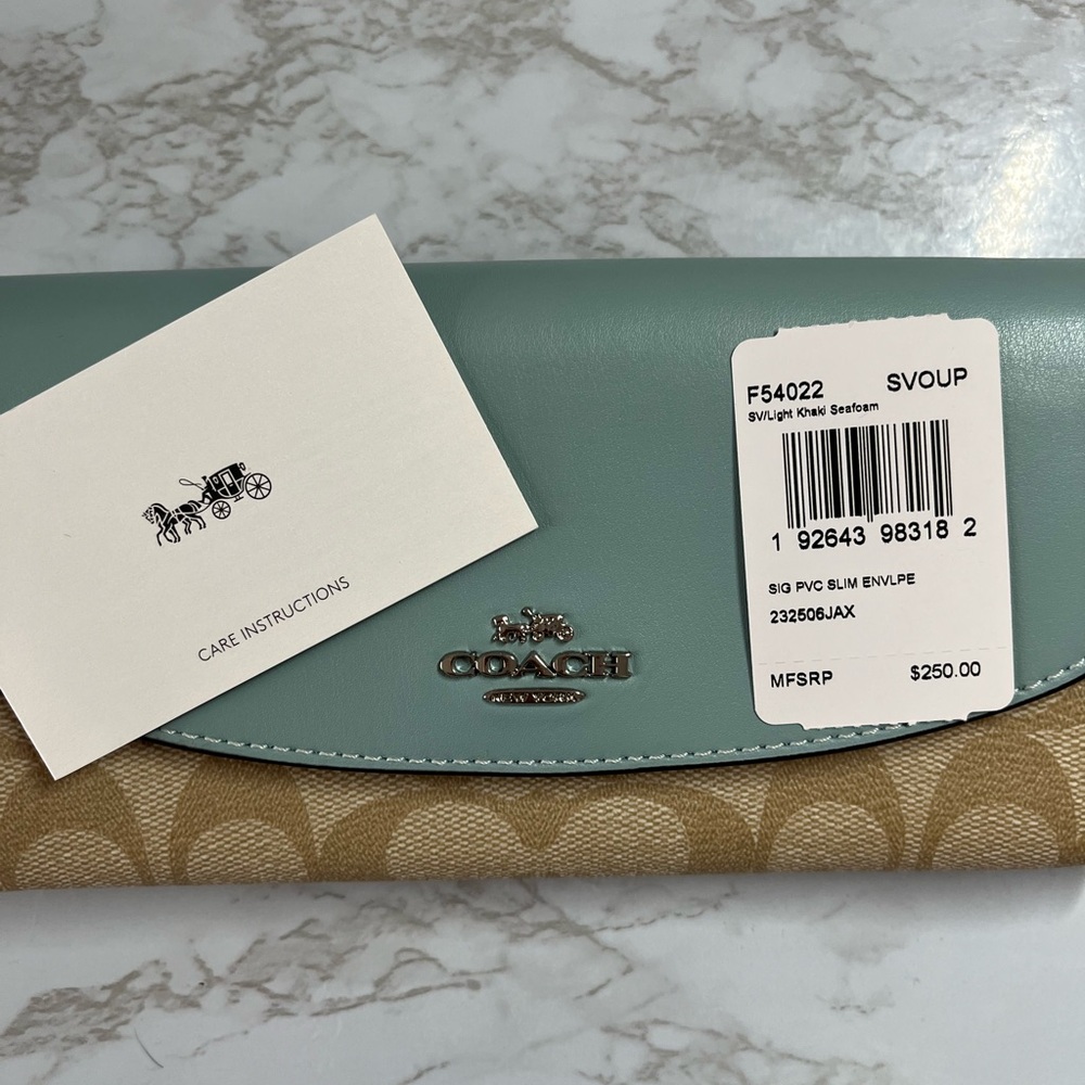 Coach Slim Envelope Wallet
